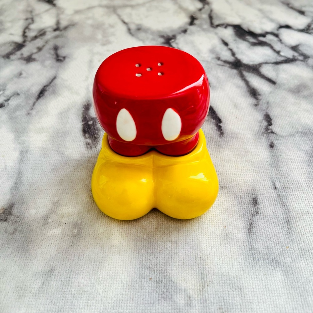 Disney Mickey Mouse Shorts & Shoes Stackable Salt & Pepper Shaker Set